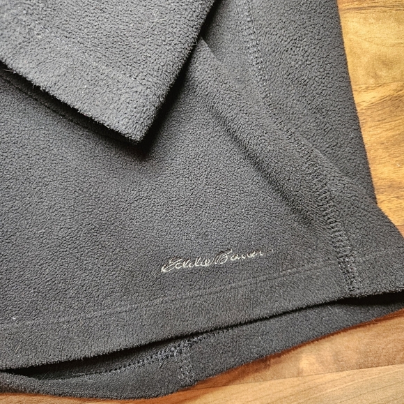 Eddie Bauer First Ascent Fleece Womens Large Black - Picture 5 of 8